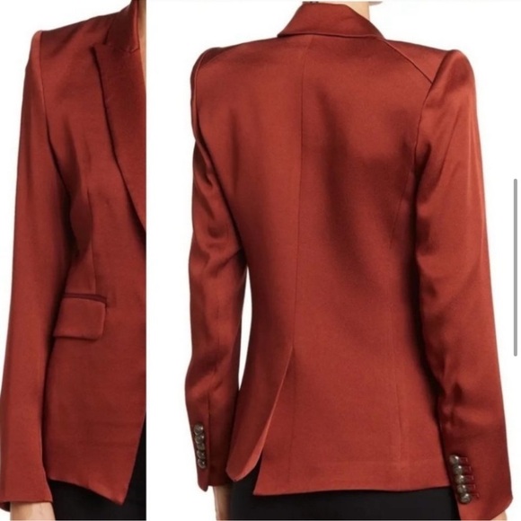 NWT Veronica Beard Athens Dickey Jacket Blazer Clay Size 6 - Picture 3 of 14